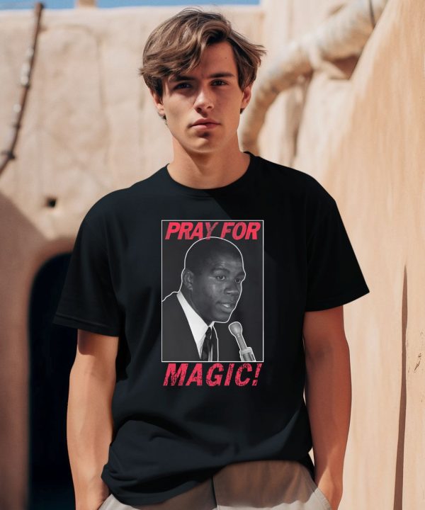 Jared Mccain Wearing Pray For Magic Shirt0