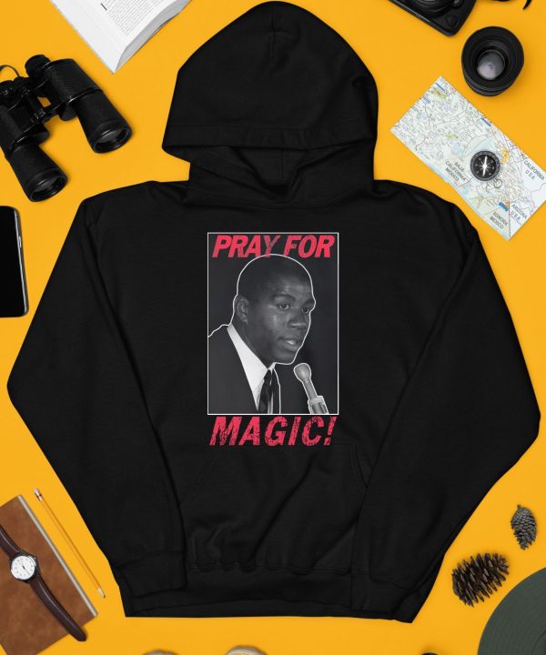 Jared Mccain Wearing Pray For Magic Shirt4