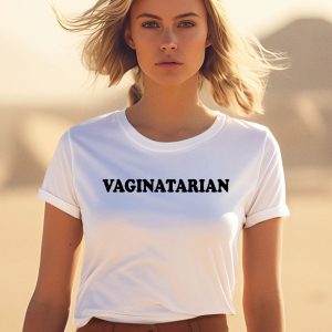 Jordyn Lucas Wearing Vaginatarian Shirt