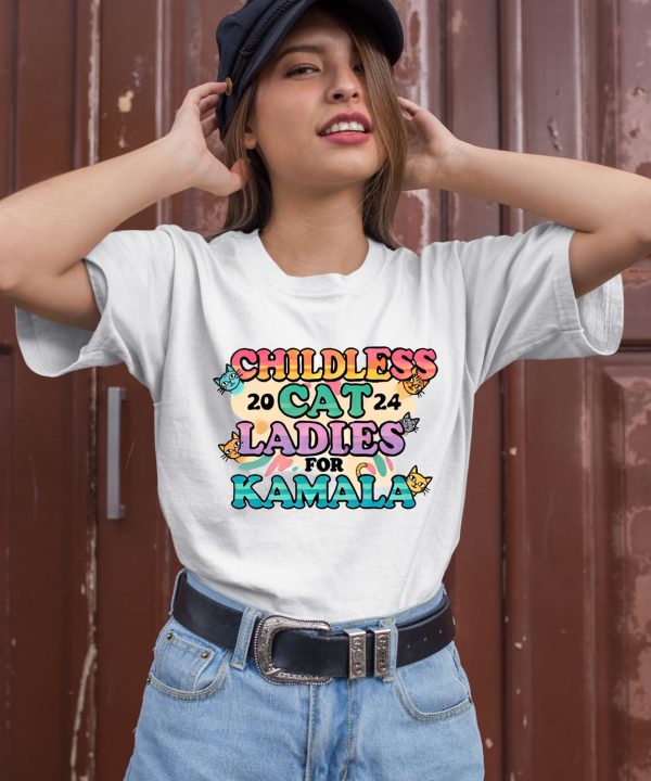 Kamala Harris Childless Cat Ladies For Kamala Shirt