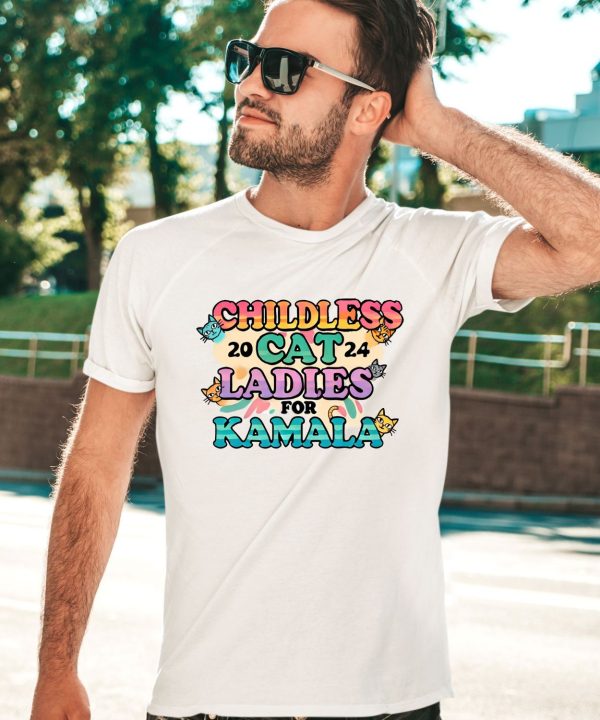 Kamala Harris Childless Cat Ladies For Kamala Shirt3