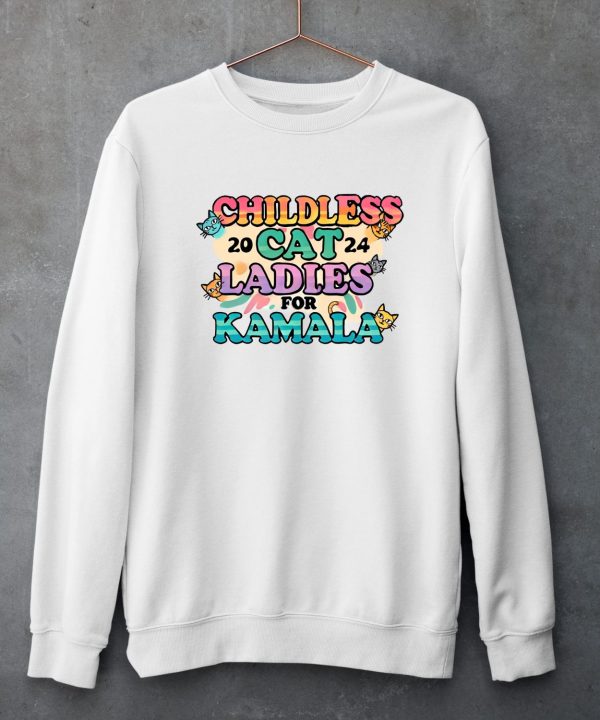 Kamala Harris Childless Cat Ladies For Kamala Shirt5