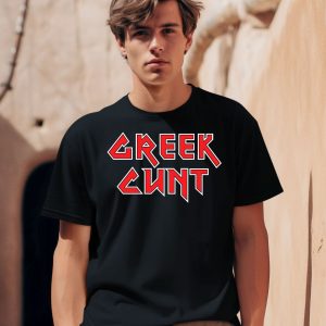 Leana Dolci Wearing Greek Cunt Shirt