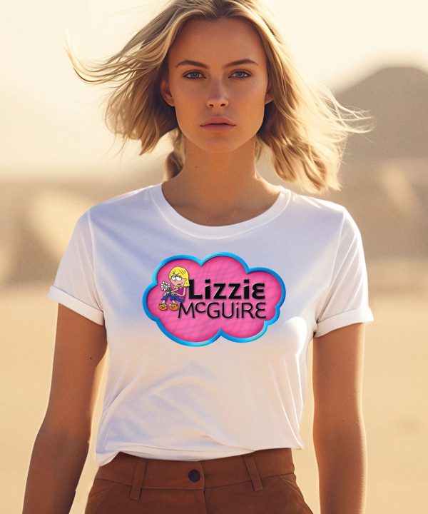 Lizzie Mcguire Animated Lizzie Logo Shirt