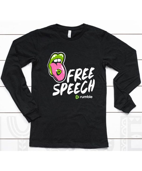 Mally Mouse Wearing Free Speech Rumble Shirt6