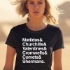 Matildas Churchills Valentines Cromwells Comets Shermans Shirt2