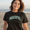 Midnight Organic Merch Store Peaceful Varsity Shirt3