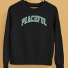 Midnight Organic Merch Store Peaceful Varsity Shirt5