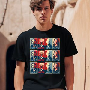 Obama Hope Trump Hate Biden Heal Harris Grow Shirt