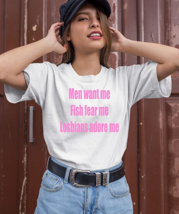 Seokjin Wearing Men Want Me Fish Fear Me Lesbians Adore Me Shirt2