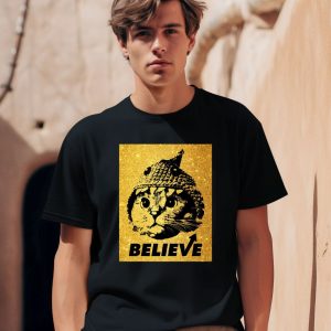 Shark Cat Solana Believe Gold Shirt