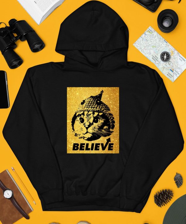 Shark Cat Solana Believe Gold Shirt4