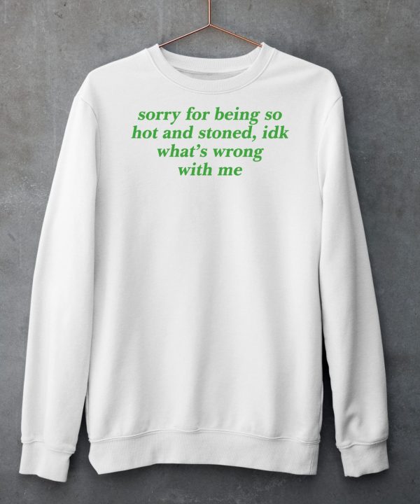 Sorry For Being So Hot And Stoned Idk Whats Wrong With Me Shirt5