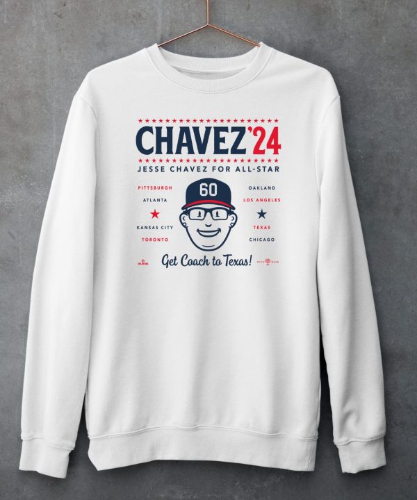 Team Atlanta Braves Wearing Chavez 24 Jesse Chavez For All Star Get Coach To Texas Shirt5