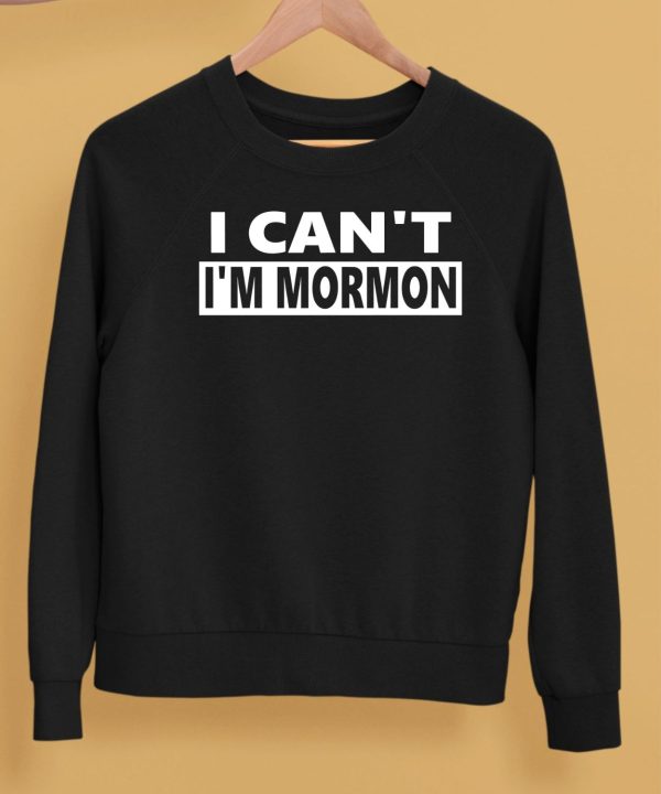 The KidS Wearing I Cant Im Mormon Shirt5