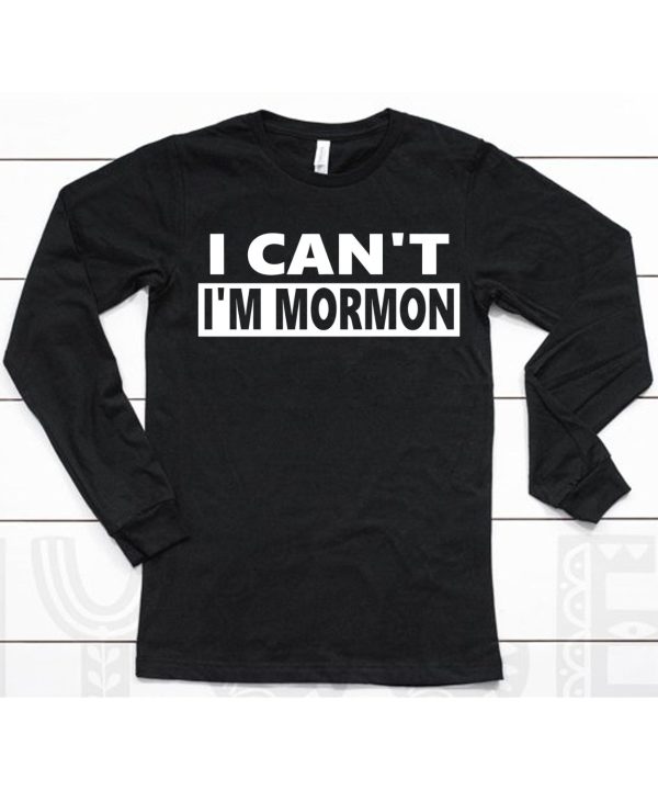 The KidS Wearing I Cant Im Mormon Shirt6