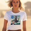 Vote Harris 2024 Donald Trump And Kalama Harris Riding A Shark Shirt