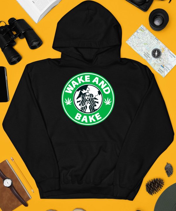 Wake And Bake Starbucks Weed Shirt4