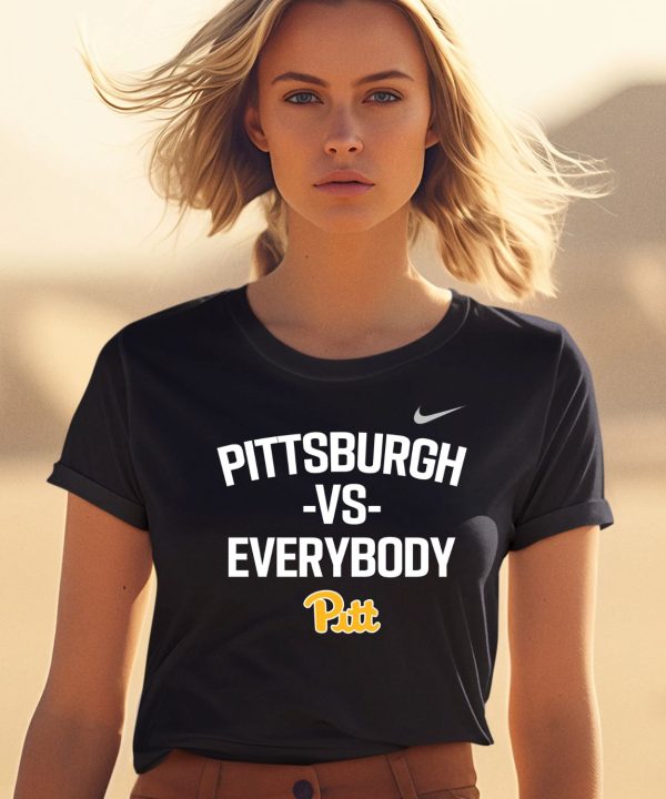 Alex Kline Wearing Pittsburgh Vs Everybody Pitt Shirt