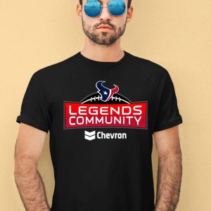 Andre Johnson Wearing Houston Texans Legends Community Chevron Shirt