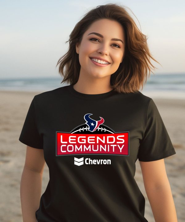 Andre Johnson Wearing Houston Texans Legends Community Chevron Shirt3