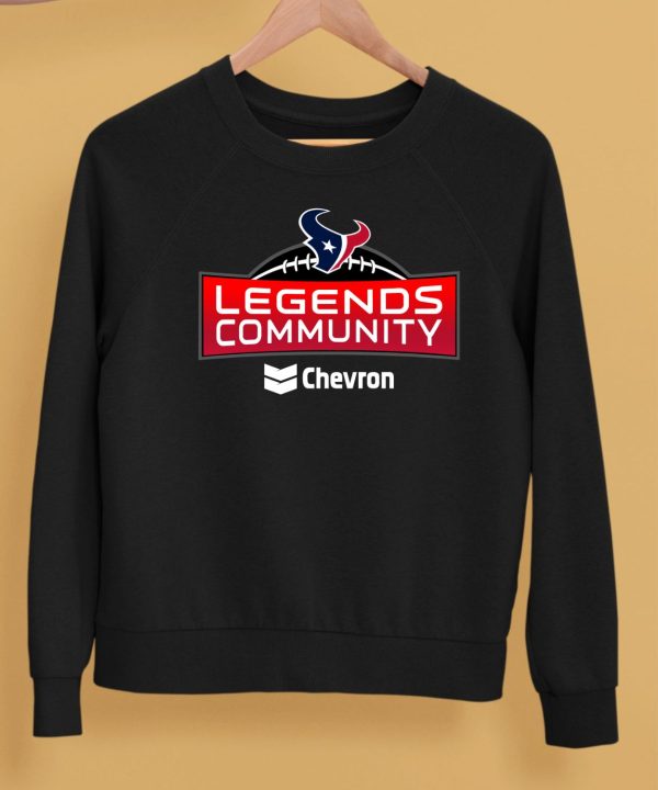 Andre Johnson Wearing Houston Texans Legends Community Chevron Shirt5