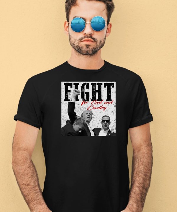 Brenden Dilley Wearing Trump Fight For God Co Shirt