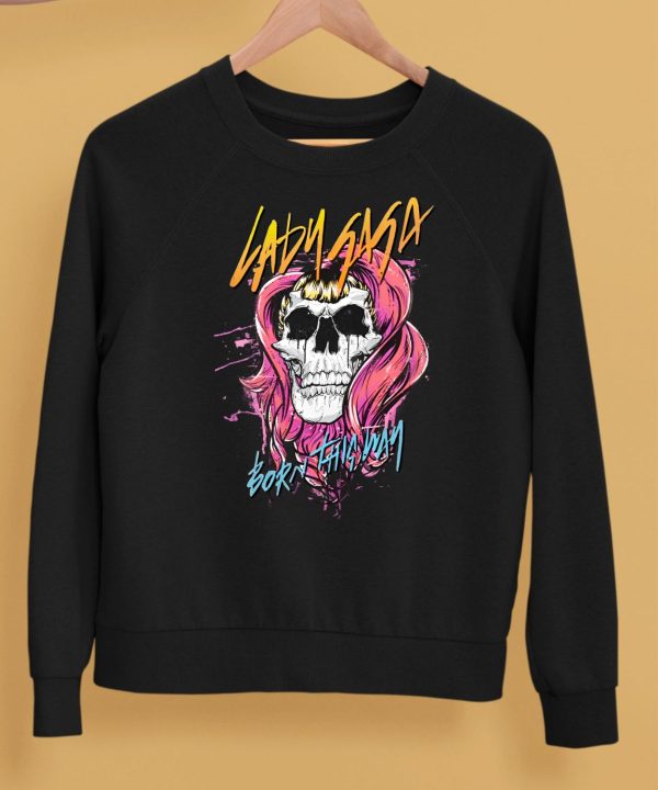 Bruno Mars Wears Lady Gaga Born This Way Skull Boyfriend Shirt5