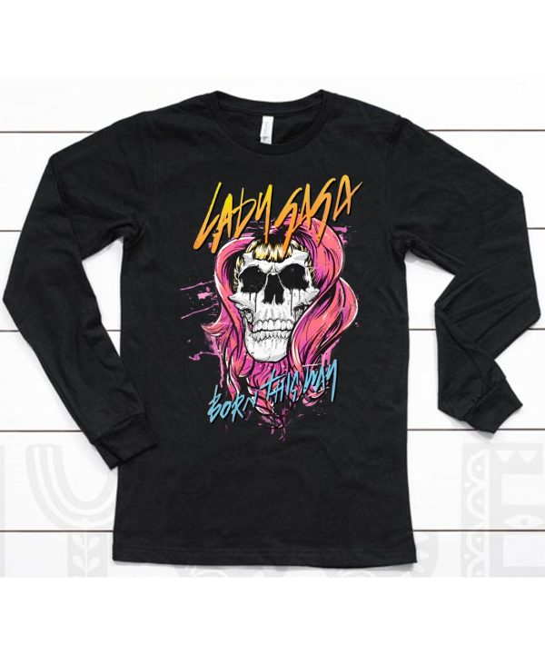 Bruno Mars Wears Lady Gaga Born This Way Skull Boyfriend Shirt6