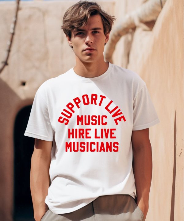 Carrie Underwood Wearing Support Live Music Hire Live Musicians Shirt