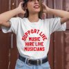 Carrie Underwood Wearing Support Live Music Hire Live Musicians Shirt2