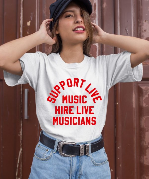 Carrie Underwood Wearing Support Live Music Hire Live Musicians Shirt2