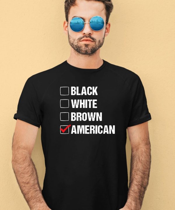 David J Harris Jr Black White Brown American Shirt