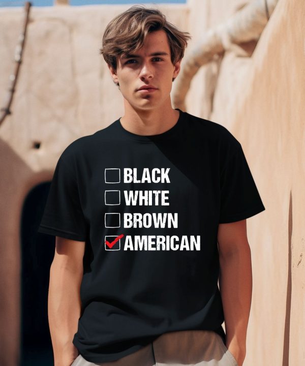 David J Harris Jr Black White Brown American Shirt0