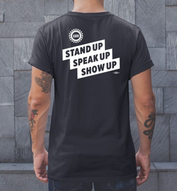 Defeat Trump Vote Harris Stand Up Speak Up Show Up Shirt0