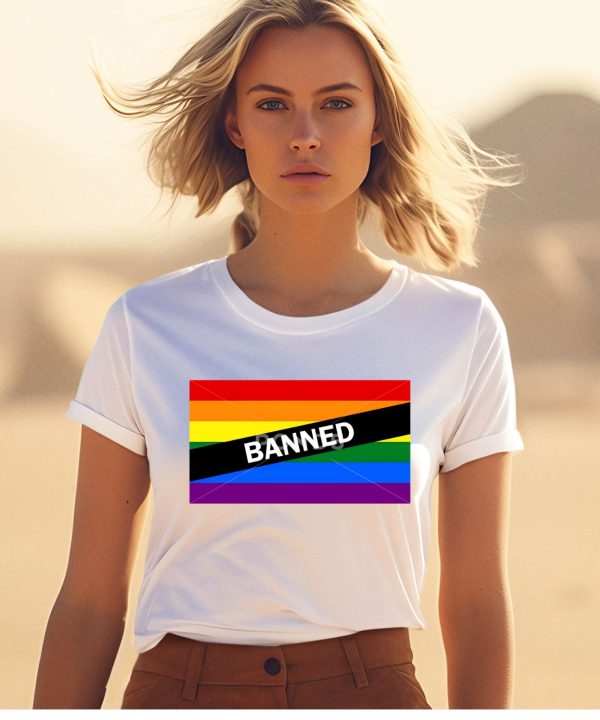 Donald Trump Lgbtq Pond5 Banned Ban Gay Flag Shirt1