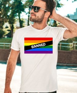 Donald Trump Lgbtq Pond5 Banned Ban Gay Flag Shirt3