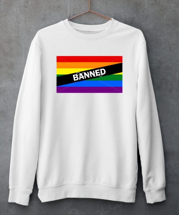 Donald Trump Lgbtq Pond5 Banned Ban Gay Flag Shirt5