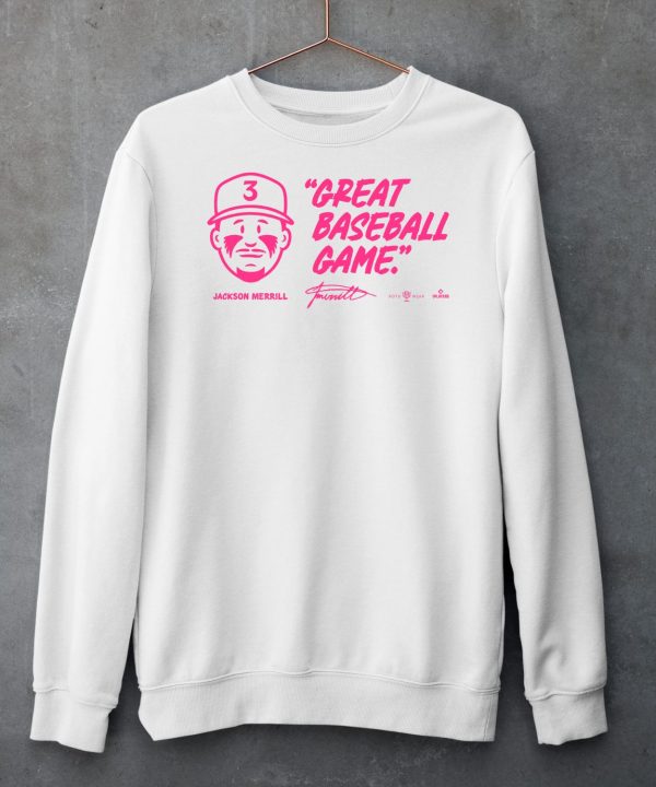 Great Baseball Game Jackson Merrill Shirt5