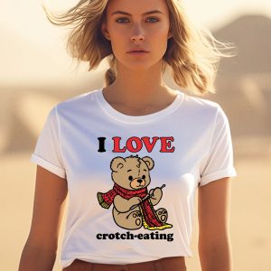 I Love Crotch Eating Bear Shirt