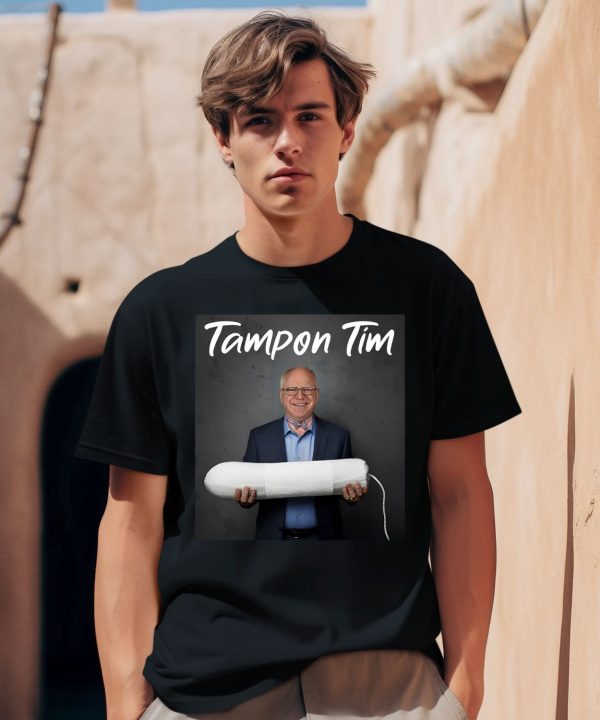 Johnny Midnight Tim Walz Tampon Tim Shirt0