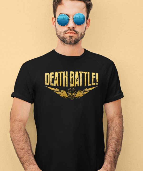 Kickstarter Death Battle Gold Shirt