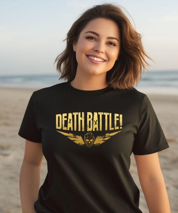 Kickstarter Death Battle Gold Shirt3