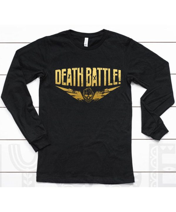 Kickstarter Death Battle Gold Shirt6