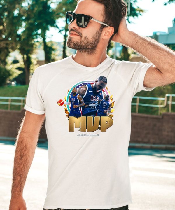 Lebron James Mvp Of The Paris 2024 Shirt3