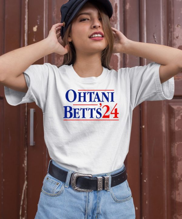 Los Angeles Dodgers Shohei Ohtani And Mookie Betts 24 Presidential Shirt2