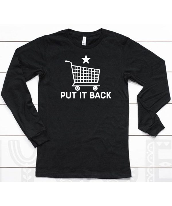 Put It Back Shopping Cart Shirt6