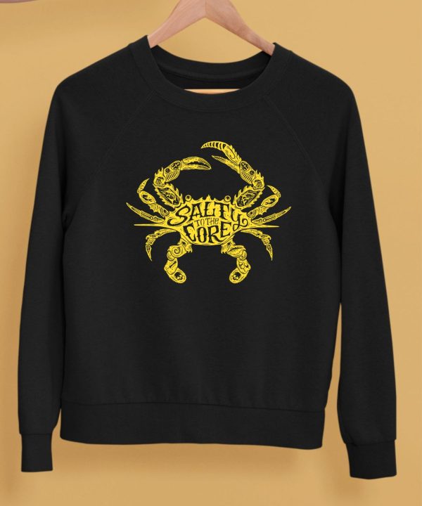 Salty To The Core Crab Shirt5