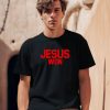 Treveyon Henderson Wearing Jesus Won Shirt0