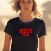 Treveyon Henderson Wearing Jesus Won Shirt2